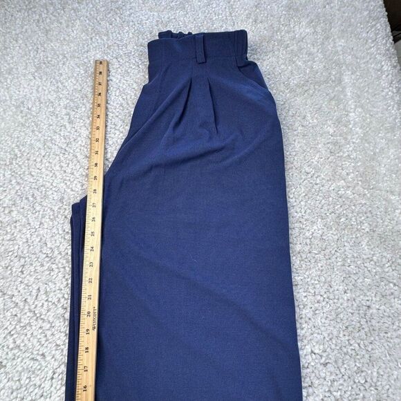Halara High Waisted Plicated Side Pockets Wide Leg Waffle Pant Large NEW - Picture 9 of 10